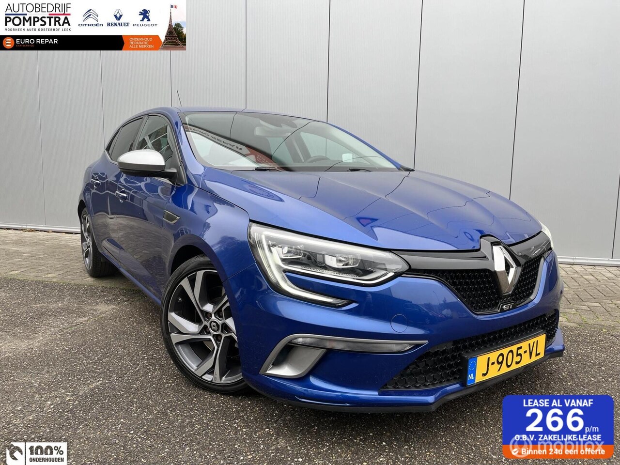 Renault Mégane - HB 1.6 TCe GT 205 PK AUTOMAAT/NAVI/PDC/LMV - AutoWereld.nl