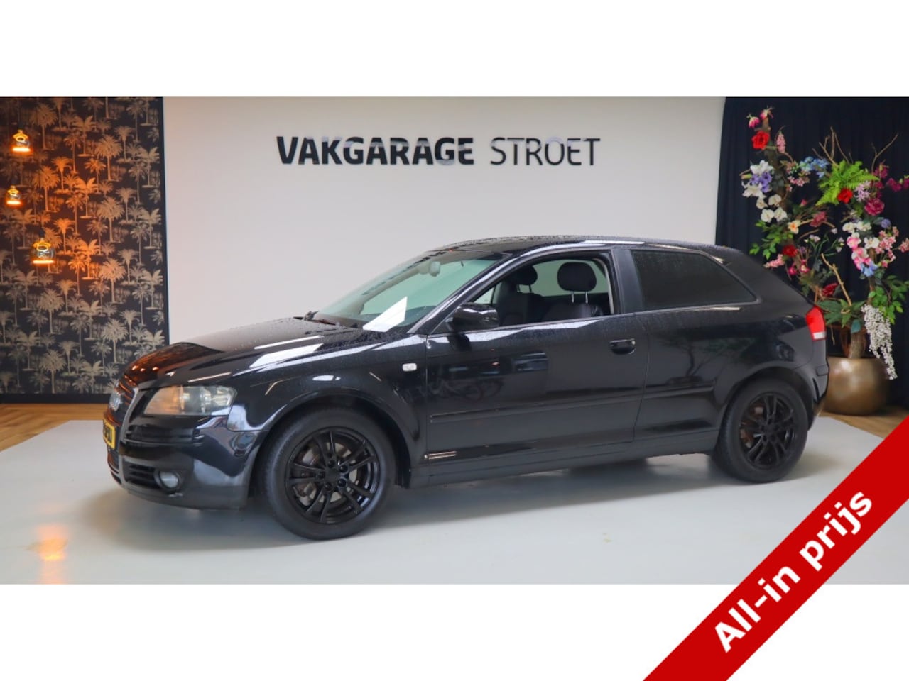 Audi A3 - 1.6 FSI Ambi. | trekh | ac | cruise | get.ram | beurt |zwart LMV - AutoWereld.nl