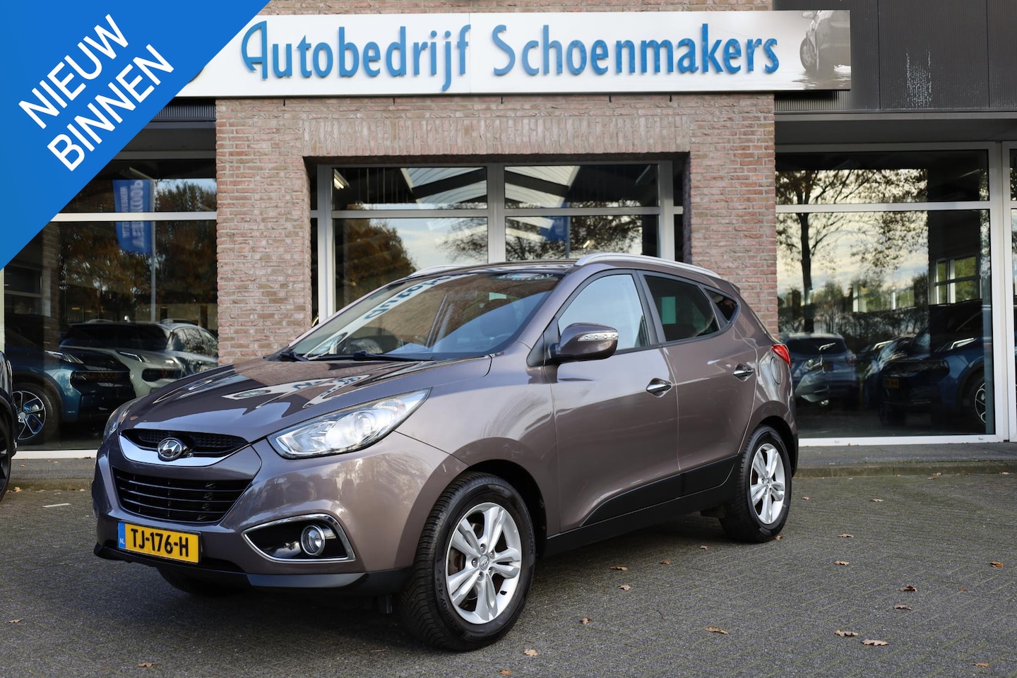 Hyundai ix35 - 1.6i GDI Style TREKHAAK LEER RUIT/4XSTOELVERW. CRUISE CLIMA HILLHOLD PDC 17''LMV ALL-SEASO - AutoWereld.nl