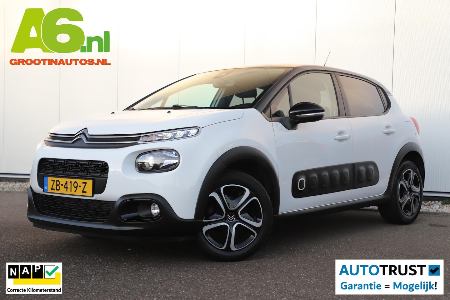 Citroën C3 - 1.2 PureTech S&S Feel Edition Navigatie Carplay Android Climate Cruise Control Rijstrookse - AutoWereld.nl