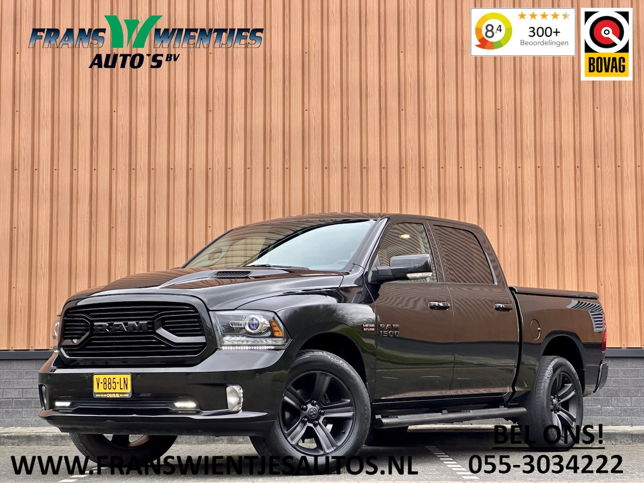 Dodge Ram 1500 - 5.7 V8 4x4 Quad Cab 6'4 Sport | LPG | Panoramadak | Stoelventilatie/Verwarming | Parkeerse - AutoWereld.nl