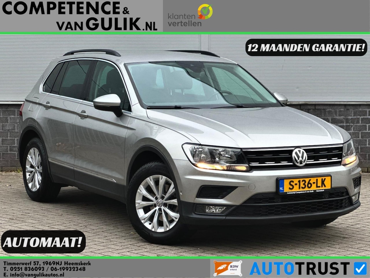 Volkswagen Tiguan - 1.5 TSI ACT Highline | Massage | ACC | Carplay | Camera | - AutoWereld.nl