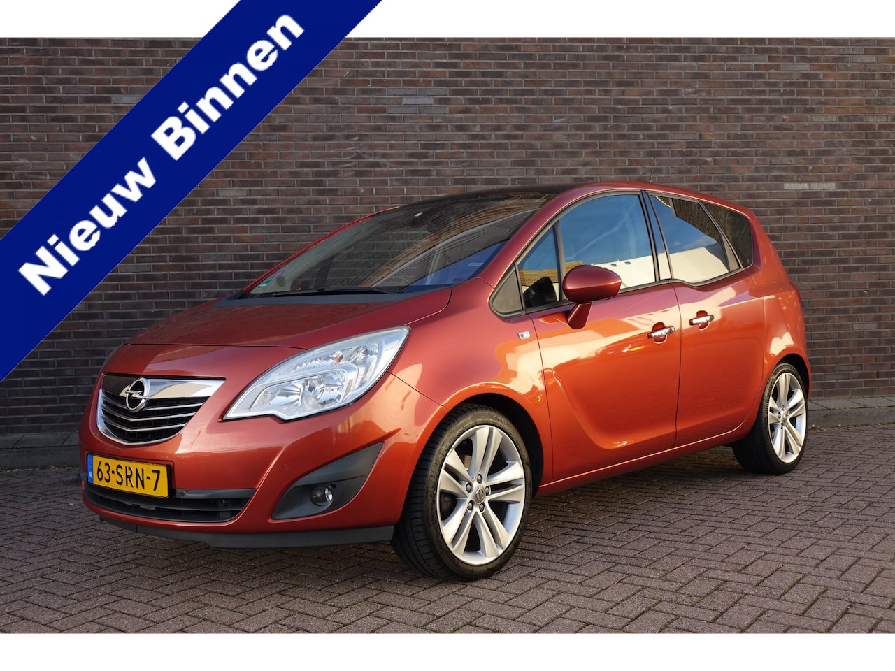 Opel Meriva - 1.4 Turbo Cosmo 1.4 Turbo Cosmo, 17"velgen, navigatie, cruise control. prachtige auto! - AutoWereld.nl