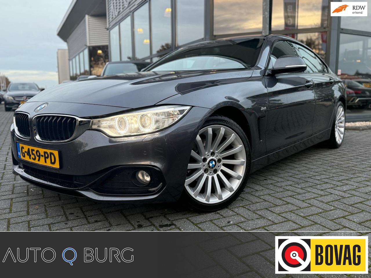 BMW 4-serie Gran Coupé - 420d High Executive Sport | Automaat | Navi | PDC | LMV | Stoelverwarming | Leder | - AutoWereld.nl