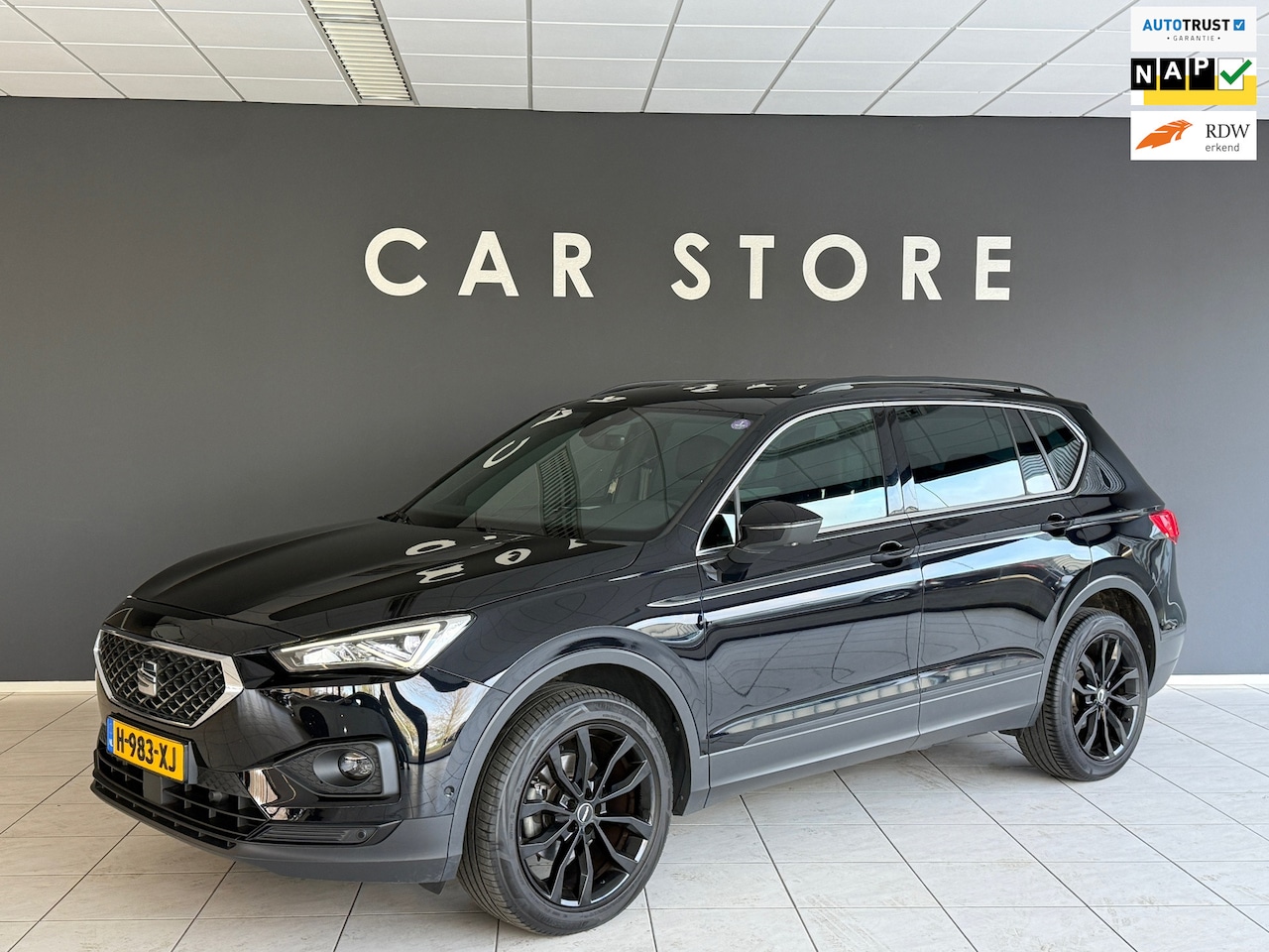 SEAT Tarraco - 1.5 TSI DSG Black Edition ACC|Leder|Stoelver|Camera|Virtual| - AutoWereld.nl
