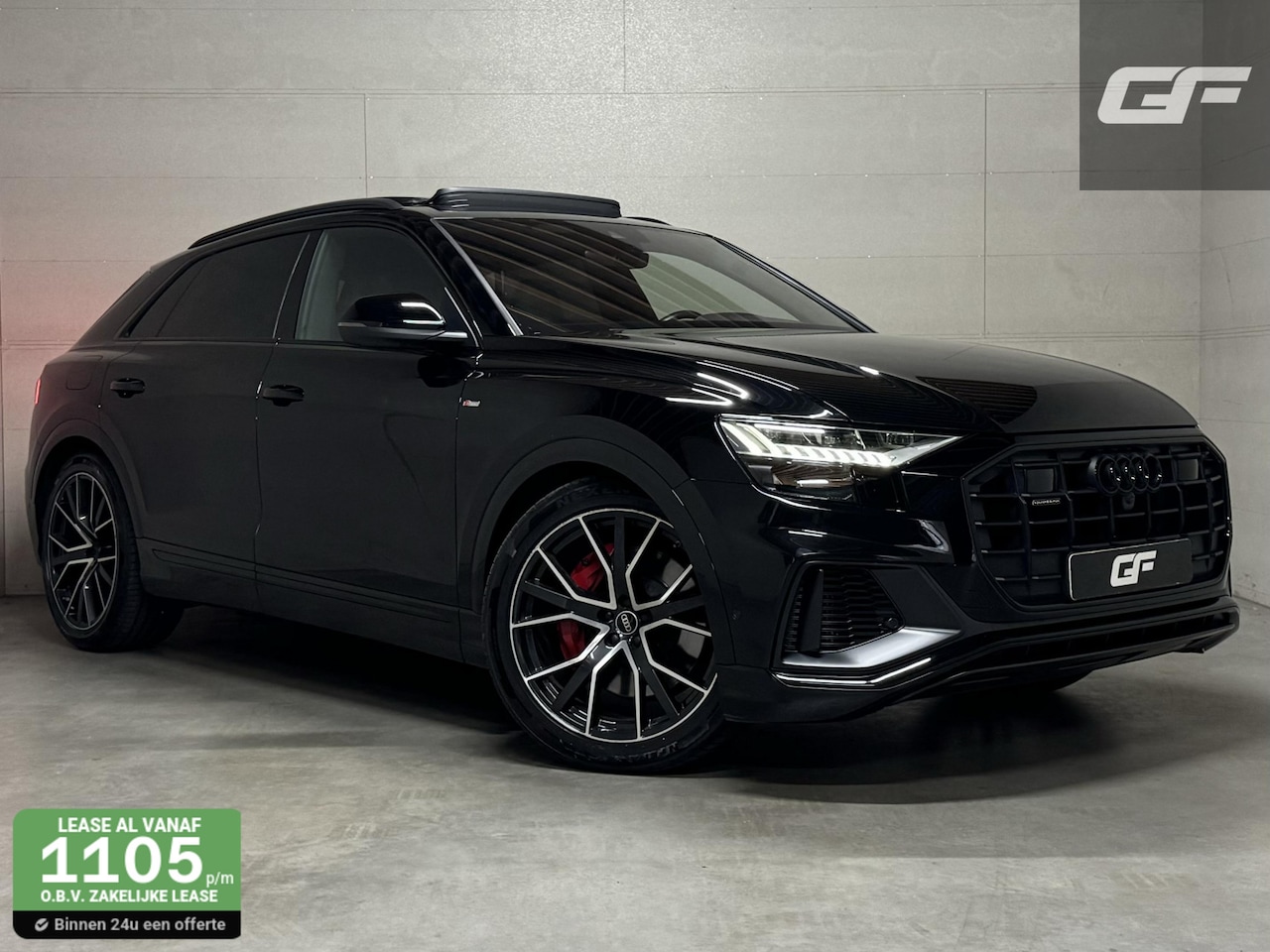 Audi Q8 - 55 TFSI e Quattro Competition S-Line Pano RS-Seats Sfeer Luchtver. B&O 360º - AutoWereld.nl