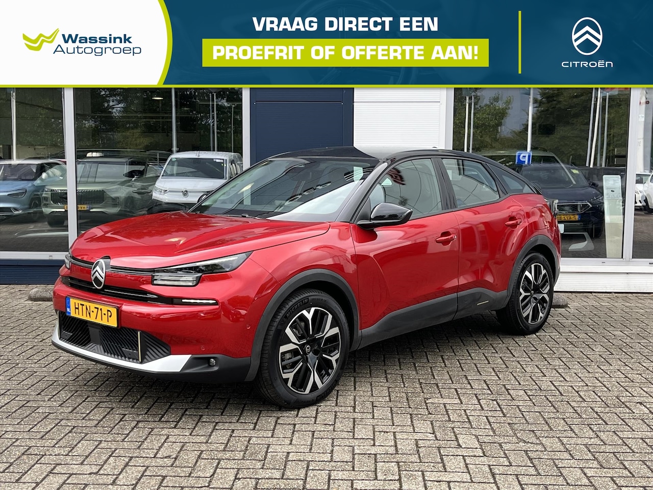 Citroën Ë-C4 - EV 54kWh 156pk Business | Achteruitrijcamera | Adaptive Cruise Control | Navigatie | Stoel - AutoWereld.nl