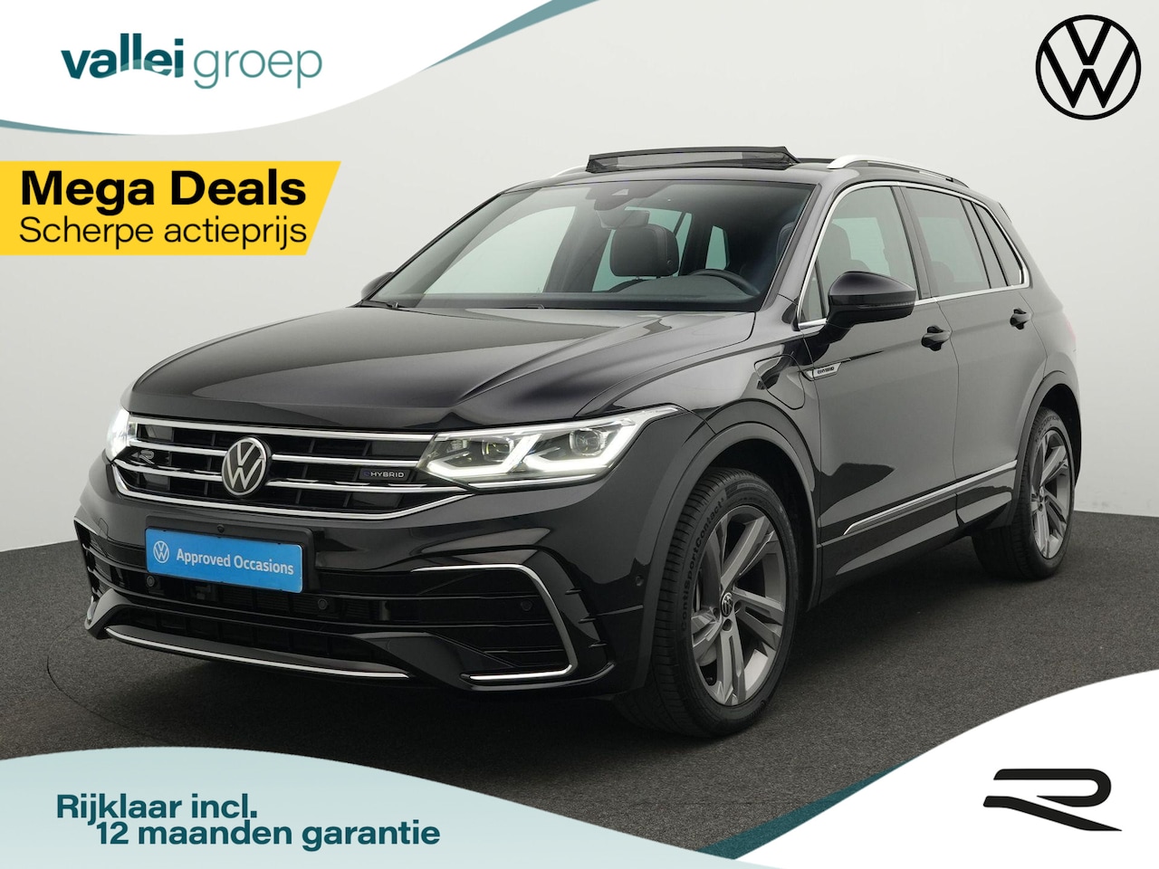 Volkswagen Tiguan - 1.4 TSI eHybrid 245 pk DSG R-Line Business | Panoramadak | Leder | Geheugenstoelen | Rondo - AutoWereld.nl