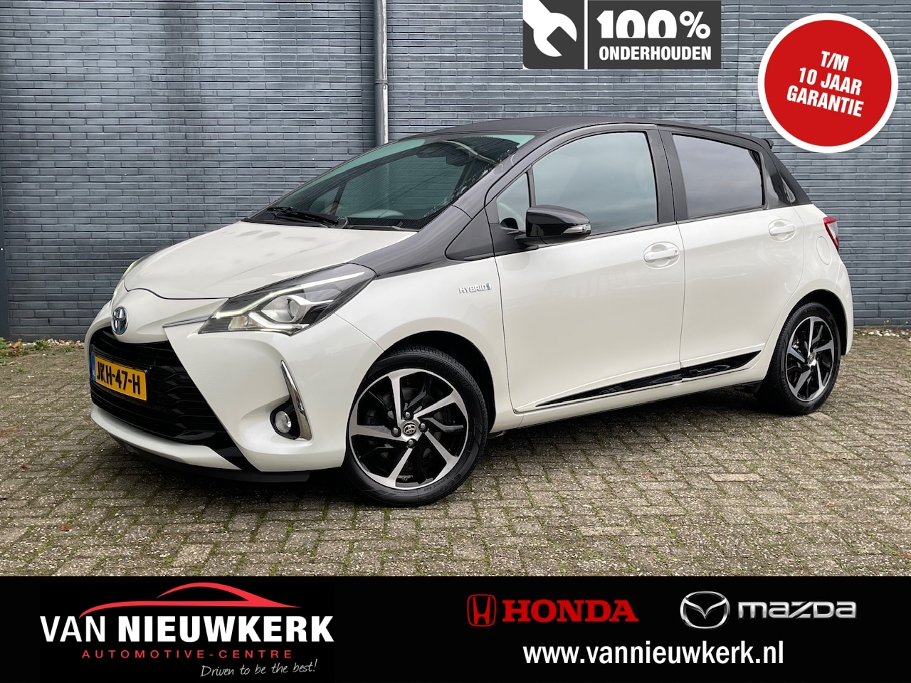 Toyota Yaris - 1.5 Hybrid 100pk Automaat Dynamic Bi-Tone | Carplay | Stoelverwarming | Parkeercamera | Wi - AutoWereld.nl