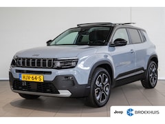 Jeep Avenger - 1.2 e-Hybrid Summit | Panoramadak | Lederen bekleding | Stoel Verwarming | Camera | Naviga