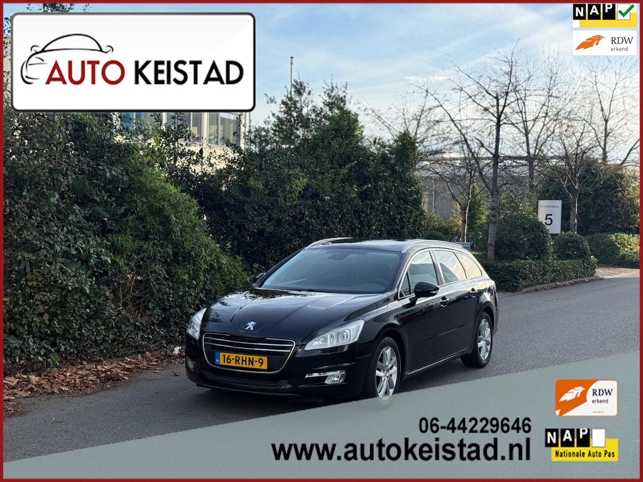 Peugeot 508 SW - 1.6 THP 156PK AUTOMAAT PANORAMA/LEDER/STOELVERWARMING! - AutoWereld.nl
