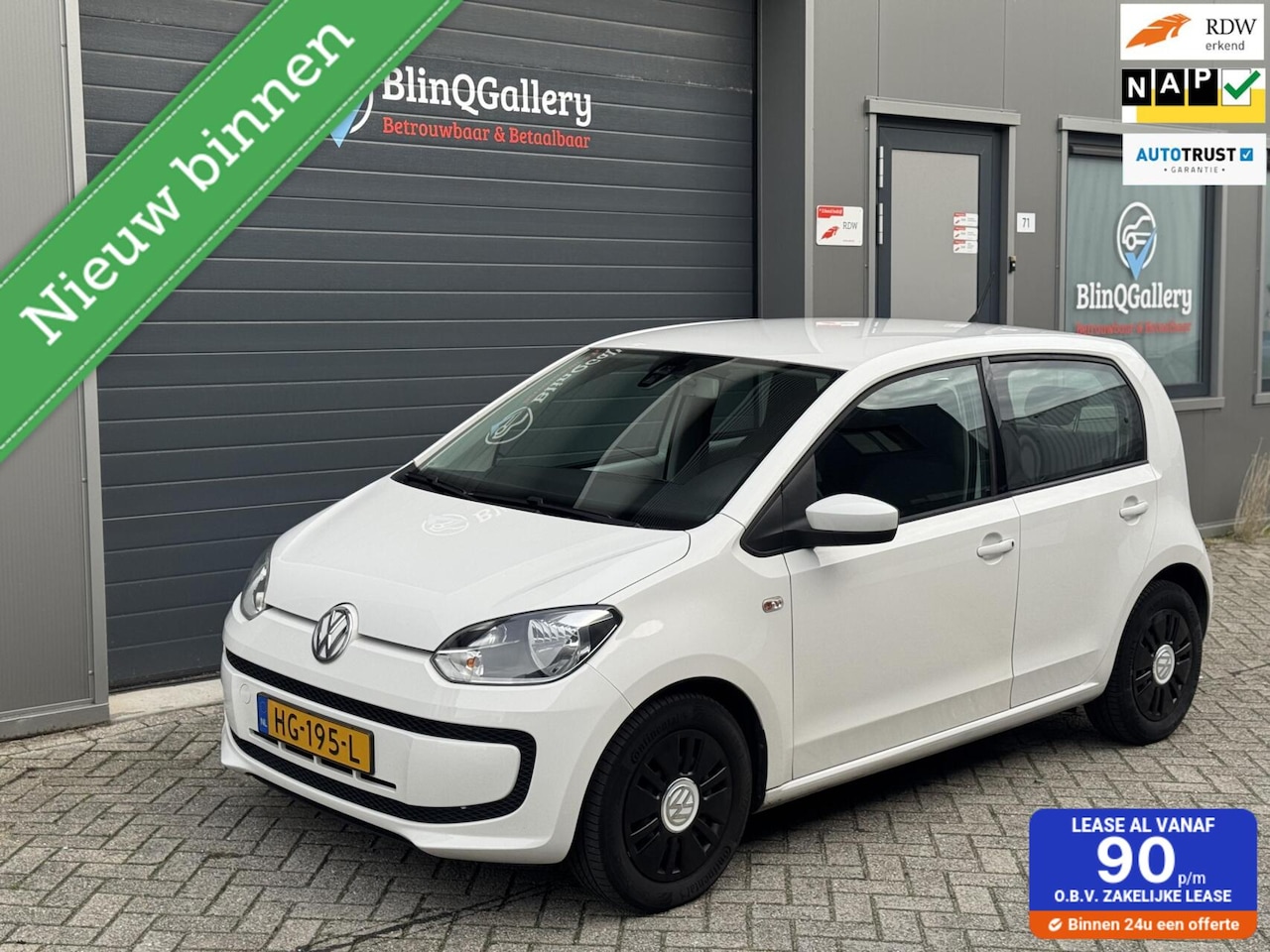 Volkswagen Up! - 1.0 move up! BlueMotion| Nw Apk| Onderhoud - AutoWereld.nl