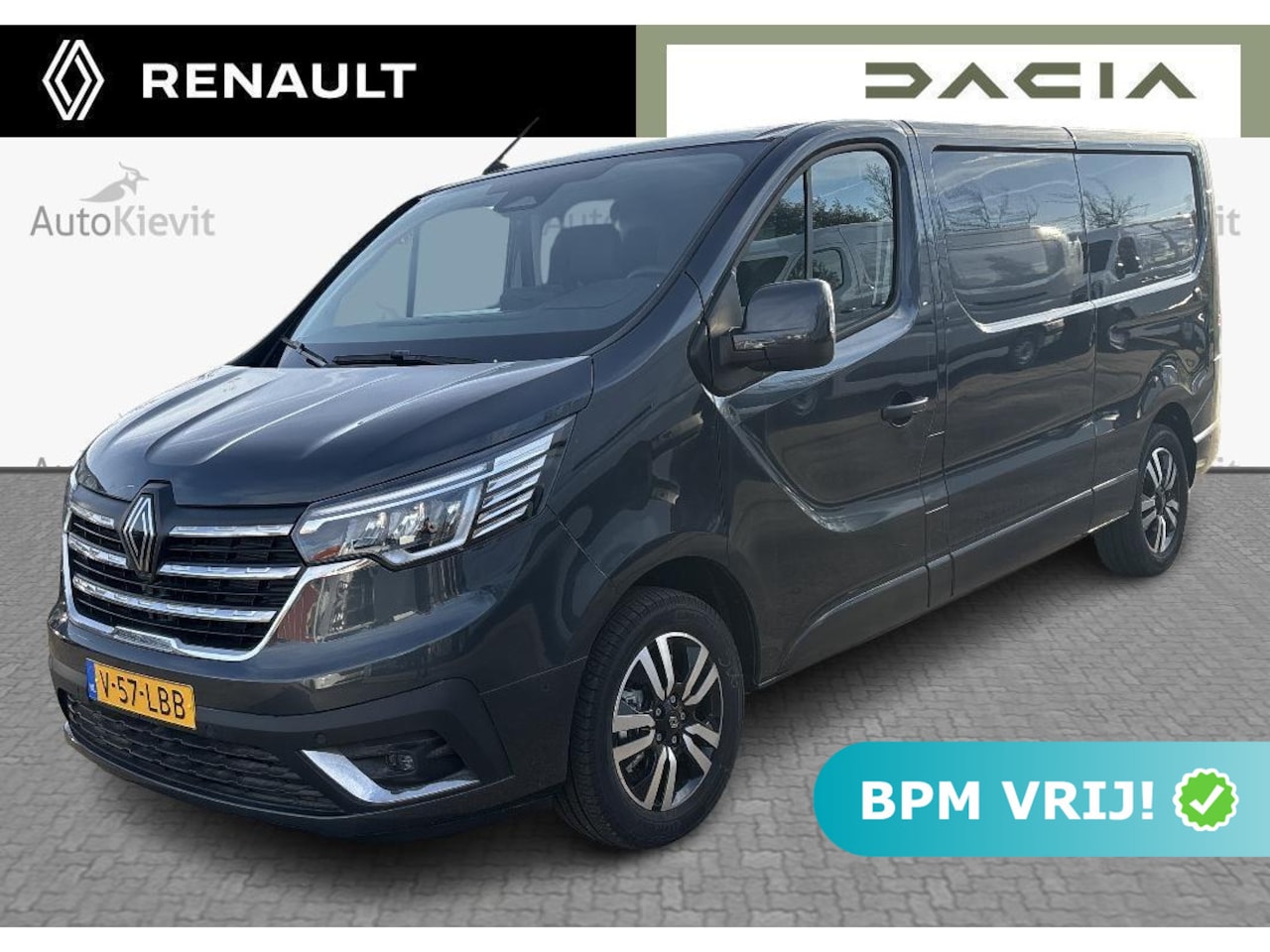 Renault Trafic - 2.0 Blue dCi 150 T30 L2H1 Extra - Reservewiel - Alarm -  17" lichtmetalen velgen Noir - Ho - AutoWereld.nl