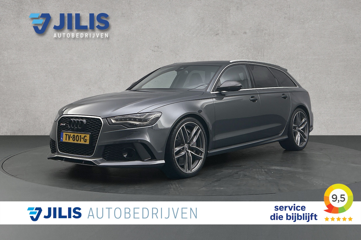 Audi A6 Avant - 4.0 TFSI RS 6 quattro Pro Line Plus | Keramische remschijven | Stoelverwarming | LED - AutoWereld.nl
