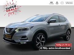 Nissan Qashqai - 1.3 DIG-T Tekna + | Pano | Volleder | 360 Camera | Bose | Elektrische stoelen met memorie