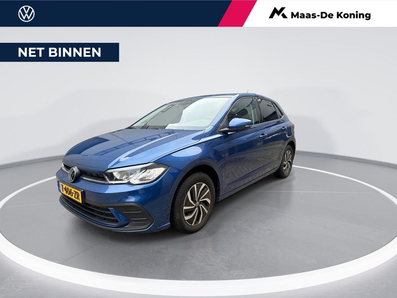 Volkswagen Polo - 1.0 TSI 95pk DSG Life · Apple/Android Car Play · ACC · P-Sensoren · Getint Glas · 15"Velge - AutoWereld.nl