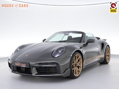 Porsche 911 Cabrio - Turbo S 3.8 650pk |PTS Aventurine green|aero-pakket|Burmester|sport-chrono|sportuitlaat|PD