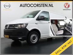 Volkswagen Transporter - 2.0TDI AUT-7 141PK Leer Camera L2H1 Airco Trekhaak Voorruitverwarming Bluetooth Highline S