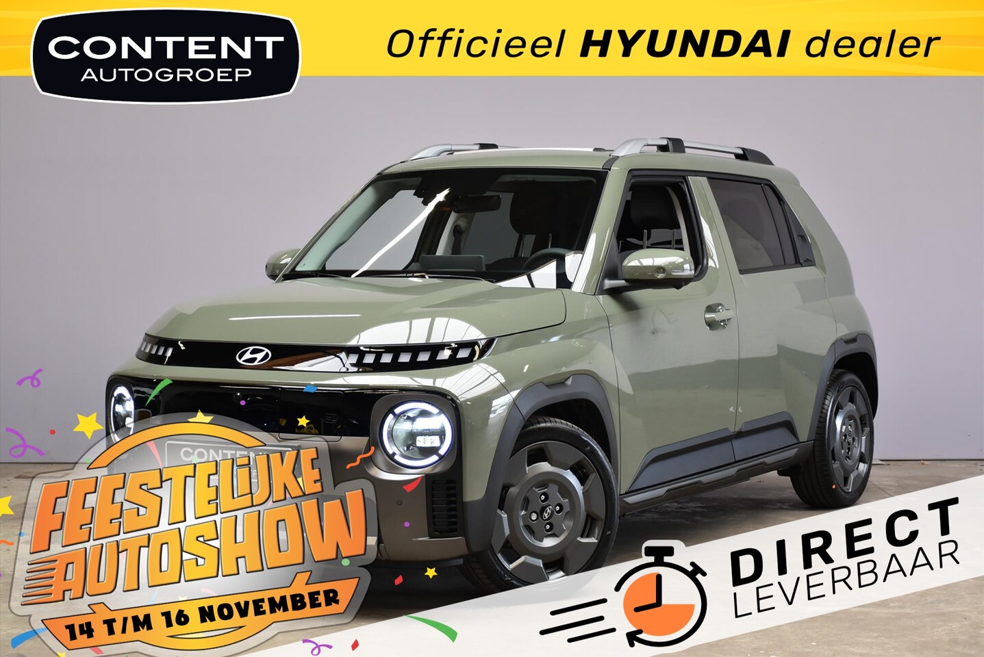 Hyundai Inster Cross - 49 kWh 115pk 4-zits Sky Plus I Voorraad voordeel - AutoWereld.nl