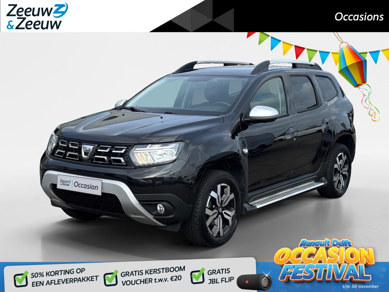 Dacia Duster - 100PK TCe Bi-Fuel Prestige | 1e eigenaar | 360 Camera | Lederen Bekleding | Stoelverwarmin - AutoWereld.nl
