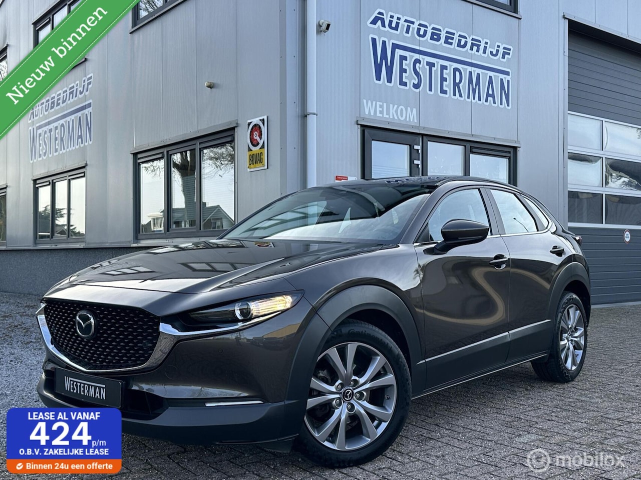 Mazda CX-30 - 2.0 e-SkyActiv M Hybrid AUT Acc Clima Navi Keyless Led Carplay 18"Lmv etc. - AutoWereld.nl