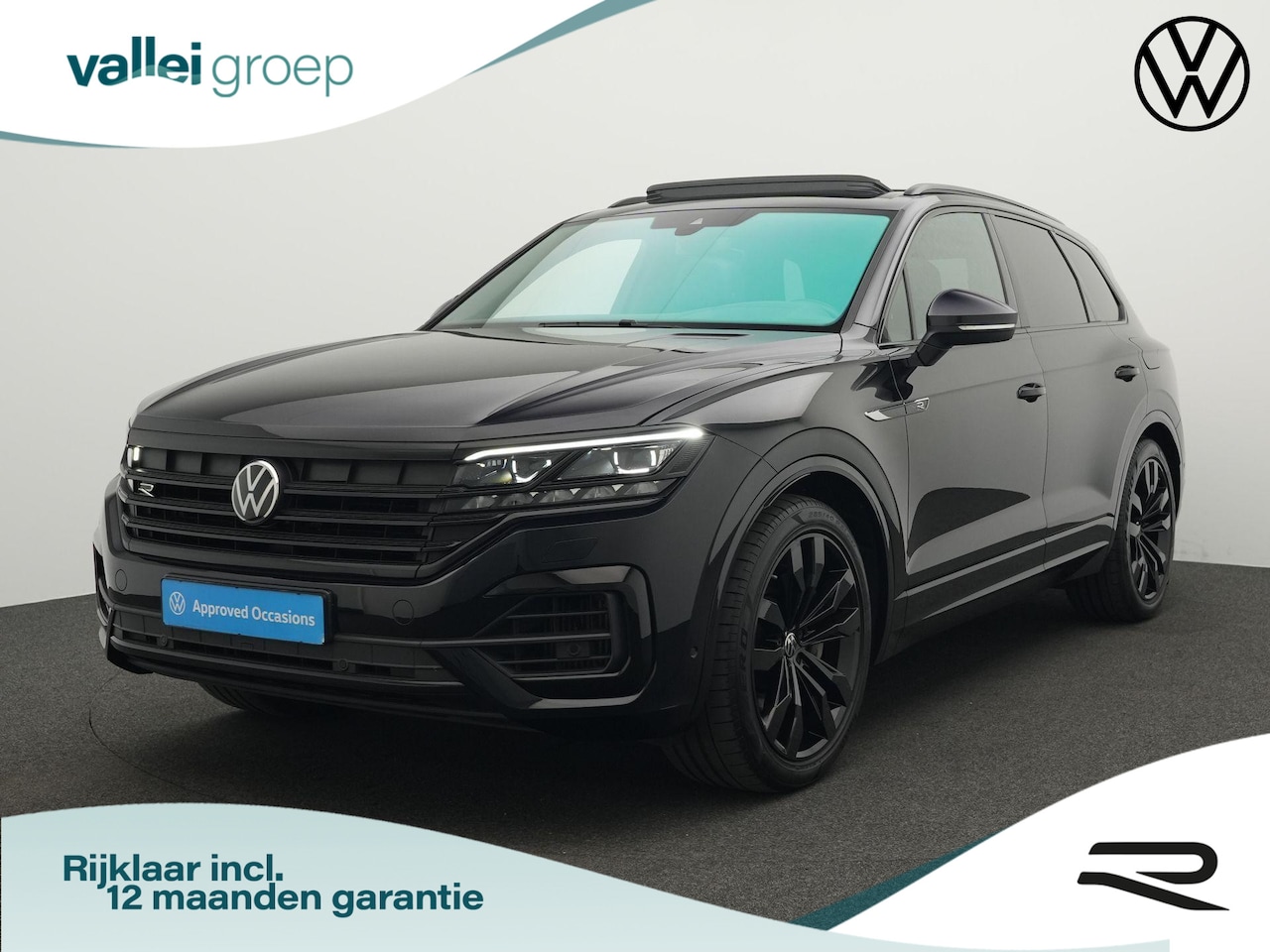 Volkswagen Touareg - R 3.0 TSi 462 pk tiptronic eHybrid 4MOTION | Panoramadak | Trekhaak | Puglia leder | Head- - AutoWereld.nl