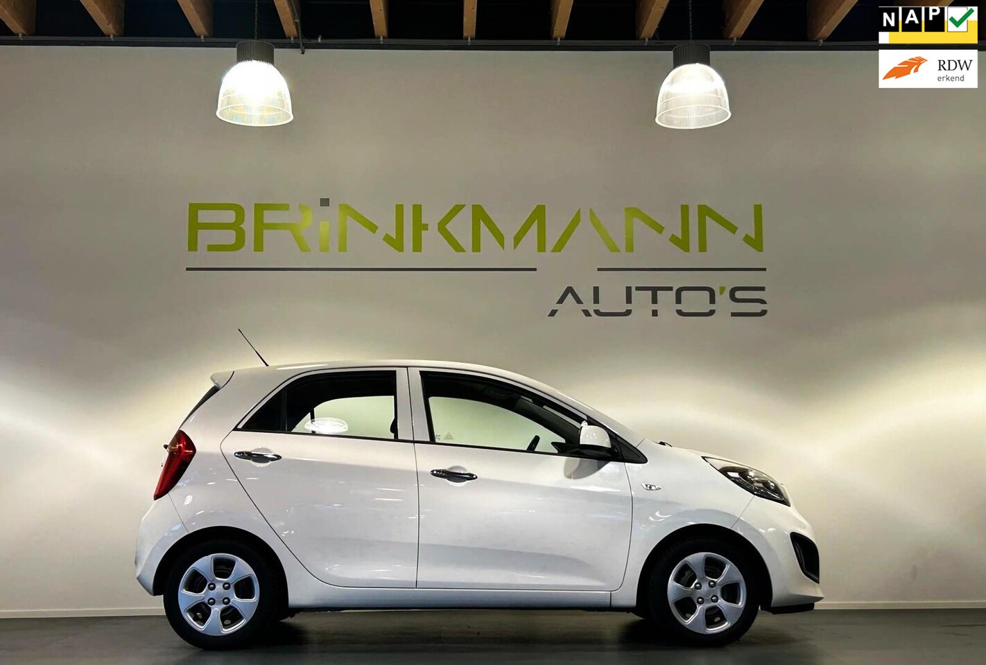 Kia Picanto - 1.0 CVVT BusinessLine - Airco - 5drs - APK 11-'26 - NAP - AutoWereld.nl