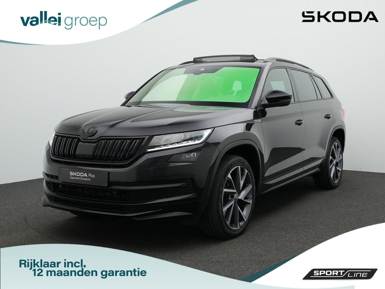 Skoda Kodiaq - 7 pers. 1.5 TSI 150 pk DSG Sportline Business | Panoramadak | Trekhaak | Navigatie Columbu - AutoWereld.nl