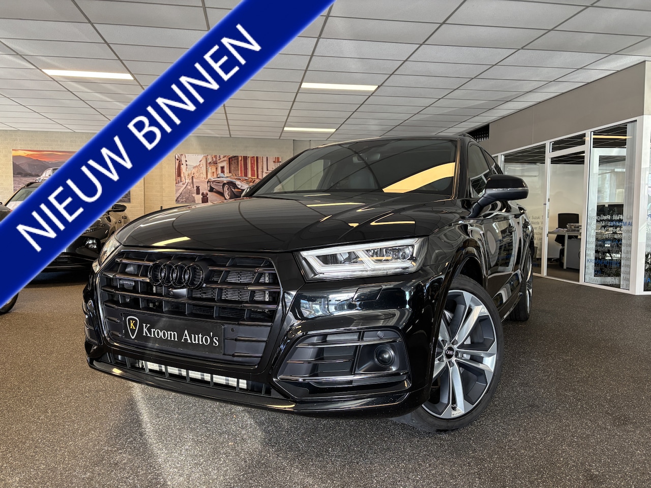 Audi Q5 - 55 TFSI e quattro Competition / RS seats / Luchtvering / Pano - Black Optic - B & O / ACC - AutoWereld.nl
