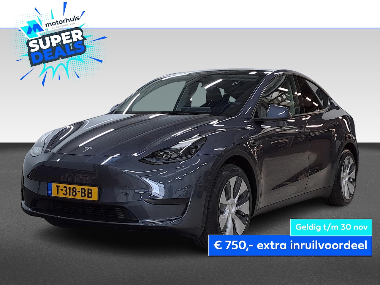 Tesla Model Y - 58KWH 238PK RWD NAVI LEDER PANO LED CAMERA NAP - AutoWereld.nl