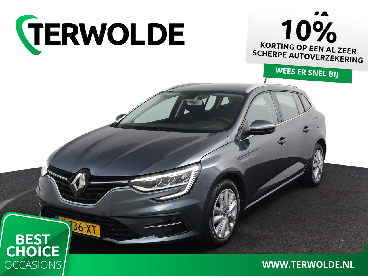 Renault Mégane Estate - Plug-in Hybrid 160 Business Zen | Parkeersensoren | Climate Control | Cruise Control | Nav - AutoWereld.nl