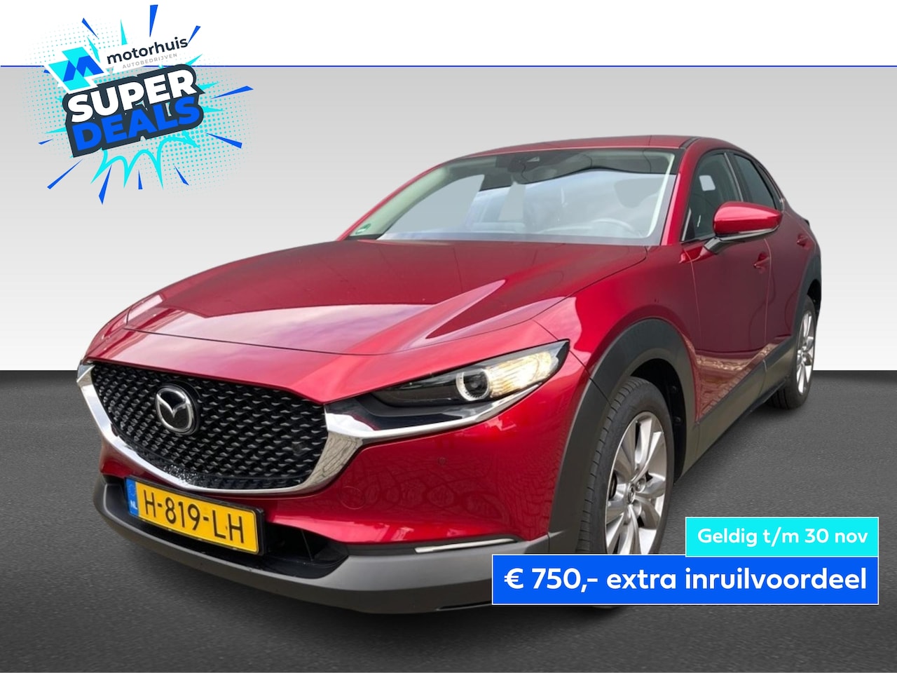 Mazda CX-30 - Skyactiv-X 180PK AUTOMAAT COMFORT NAVI CAMERA ECC NAP - AutoWereld.nl