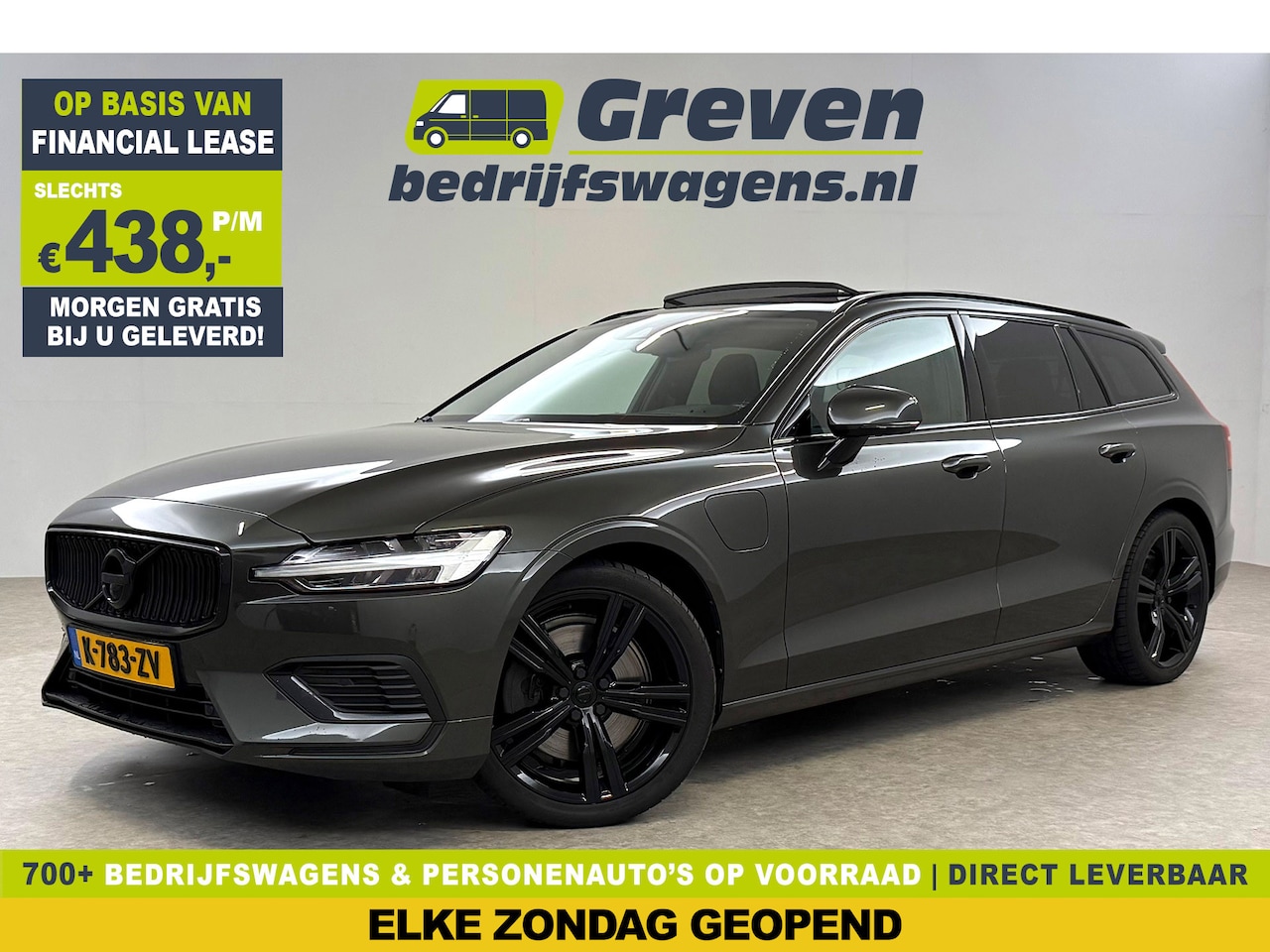 Volvo V60 - 2.0 T6 Recharge AWD 291PK Inscription | 360° | Pano | H/K | Trekh. | Memory | HUD | Carpla - AutoWereld.nl