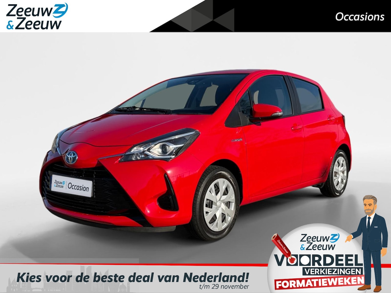 Toyota Yaris - 1.5 Hybrid Aspiration | 100% onderhouden | Automaat | Navigatie | Cruise control | Bluetoo - AutoWereld.nl