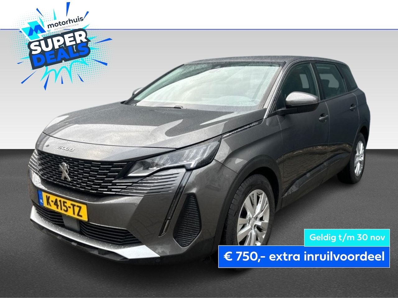 Peugeot 5008 - 1.2 TURBO 130PK BLUE LEASE ACTIVE 7 ZITS NAVI TREKHAAK NAP - AutoWereld.nl