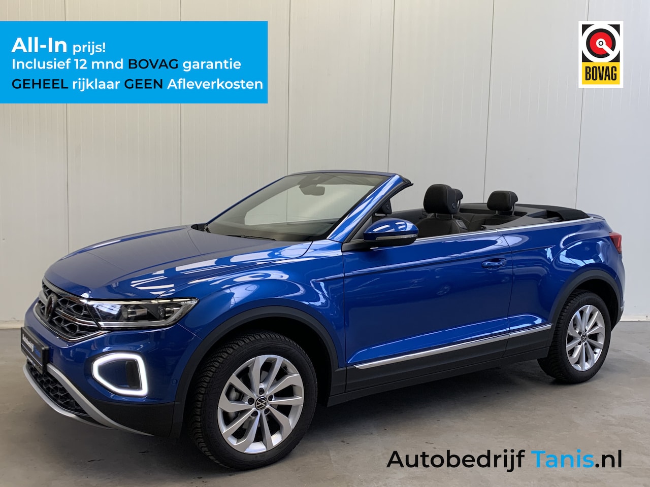 Volkswagen T-Roc Cabrio - 1.0 TSI 110PK Style DIGITAL COCKPIT-NAVI-ECC-CAMERA-LMV - AutoWereld.nl