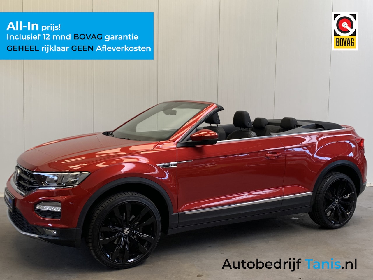 Volkswagen T-Roc Cabrio - 1.0 TSI Style 115Pk NAVI-ECC-PDC-DIGTAL COCKPIT-LMV 19 INCH - AutoWereld.nl