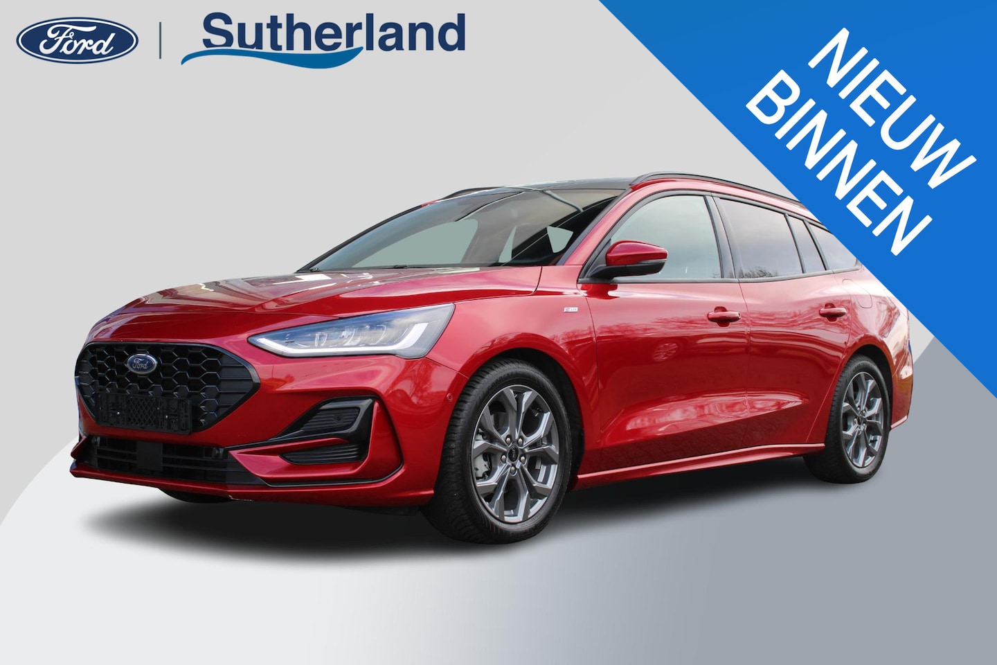 Ford Focus Wagon - 1.0 EcoBoost Hybrid ST Line X 155pk | Trekhaak afneembaar | Panoramadak | Bang&Olufsen | A - AutoWereld.nl