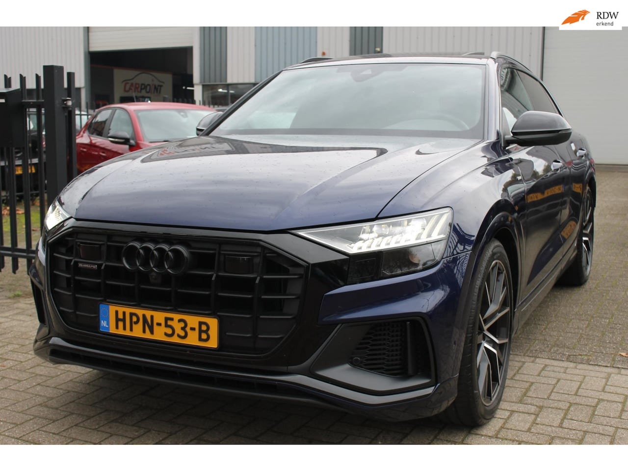 Audi Q8 - 55 TFSI e Quattro 3x S-Line Competition Matrix RS Stoelen! - AutoWereld.nl