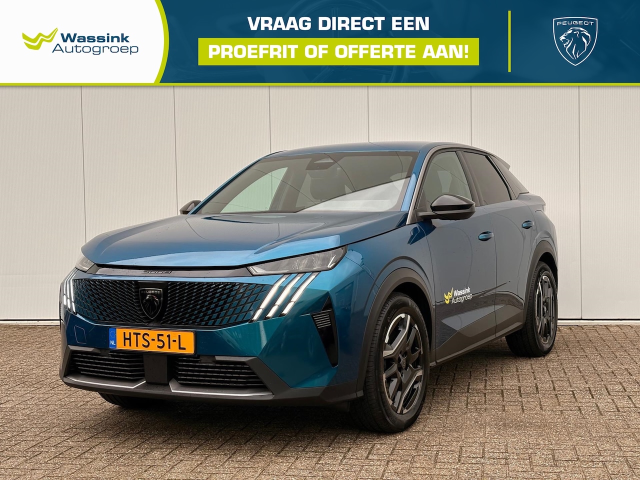 Peugeot e-3008 - EV 73 kWh 210pk Allure | Cruise Control | Keyless | Carplay | Navigatie | DAB+ | Camera | - AutoWereld.nl
