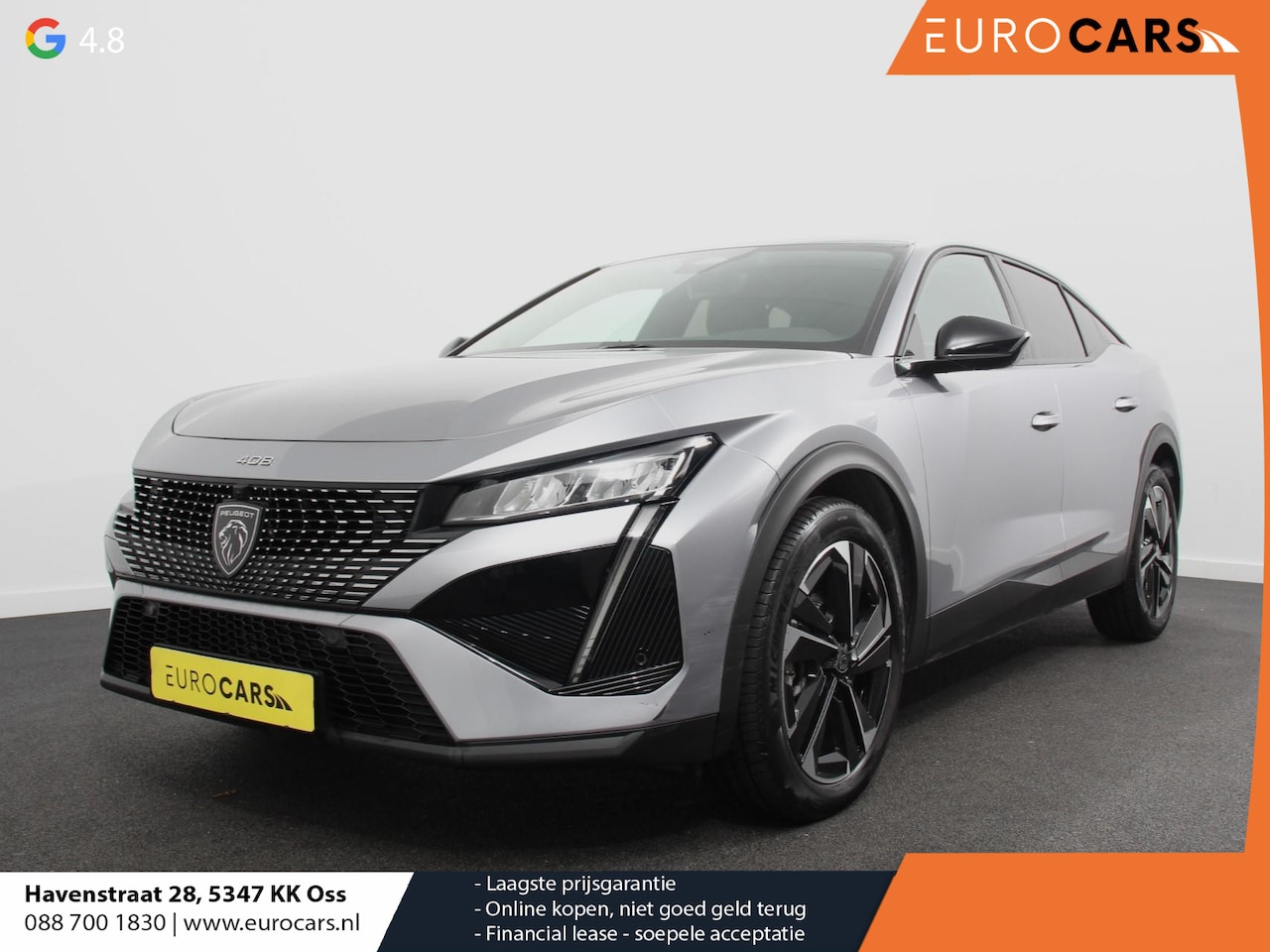 Peugeot 408 - 1.2 PureTech Allure 130 Automaat Navigatie | Carplay/Android Auto | Climate Control | Adap - AutoWereld.nl