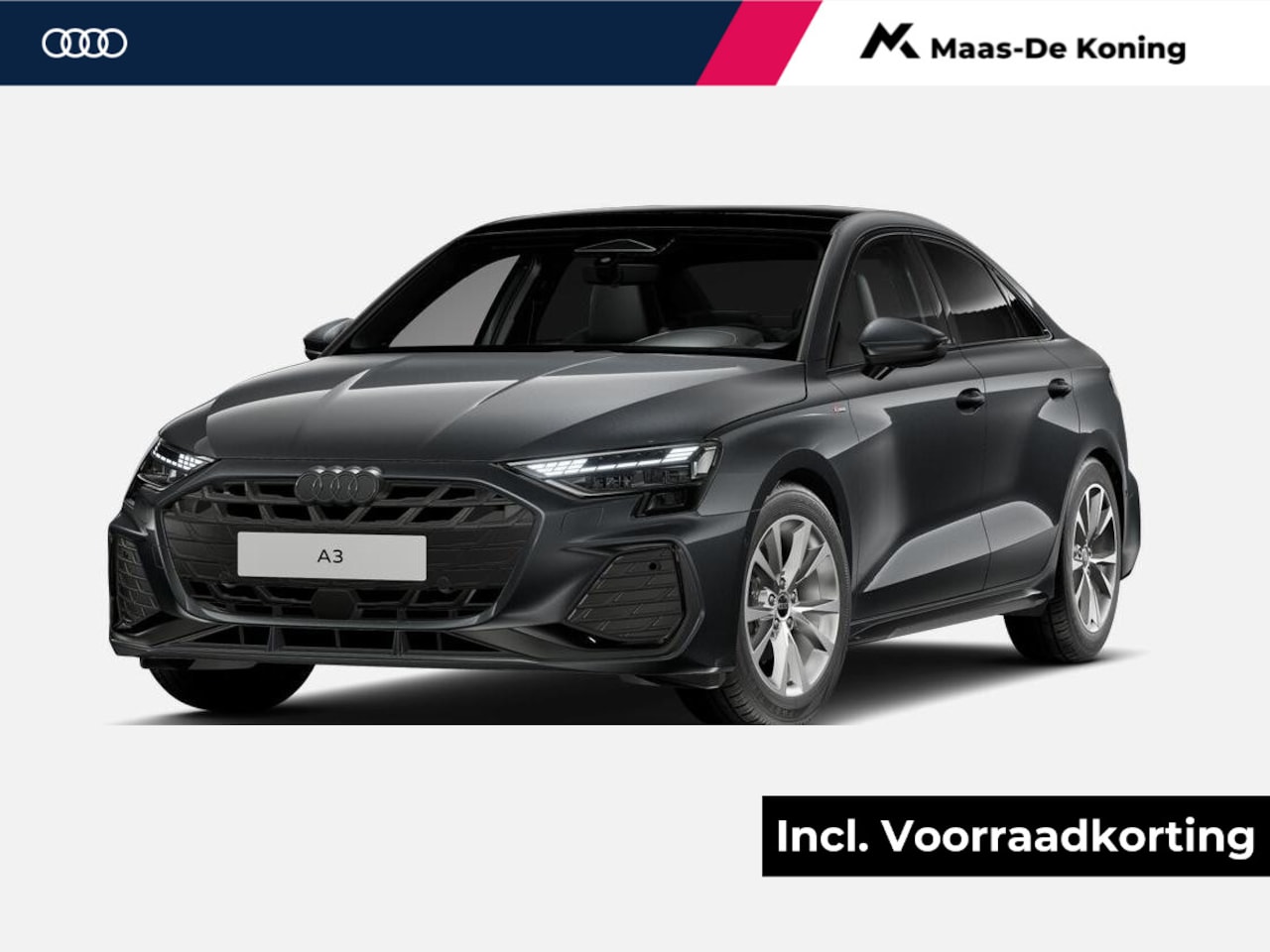Audi A3 Limousine - 30 TFSI S edition 150 PK · Glazen panoramadak · Assis.pak Driving+Parking plus · Privacygl - AutoWereld.nl