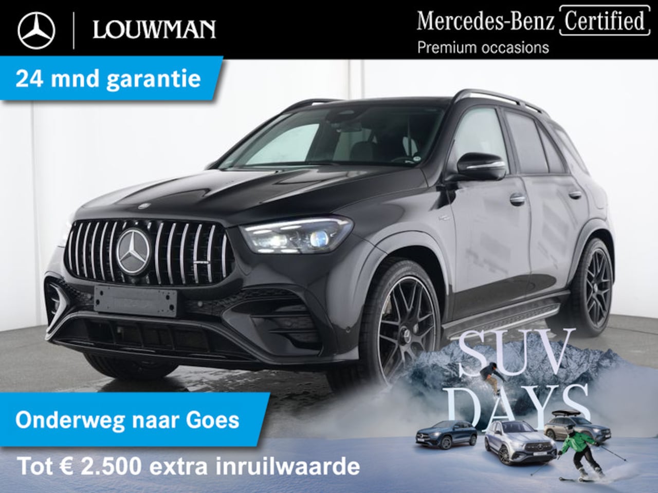 Mercedes-Benz GLE-Klasse - Mercedes-AMG 53 Hybrid 4MATIC+ AMG Line | Night Pakket | Trekhaak | 22Inch AMG Velgen | Bu - AutoWereld.nl