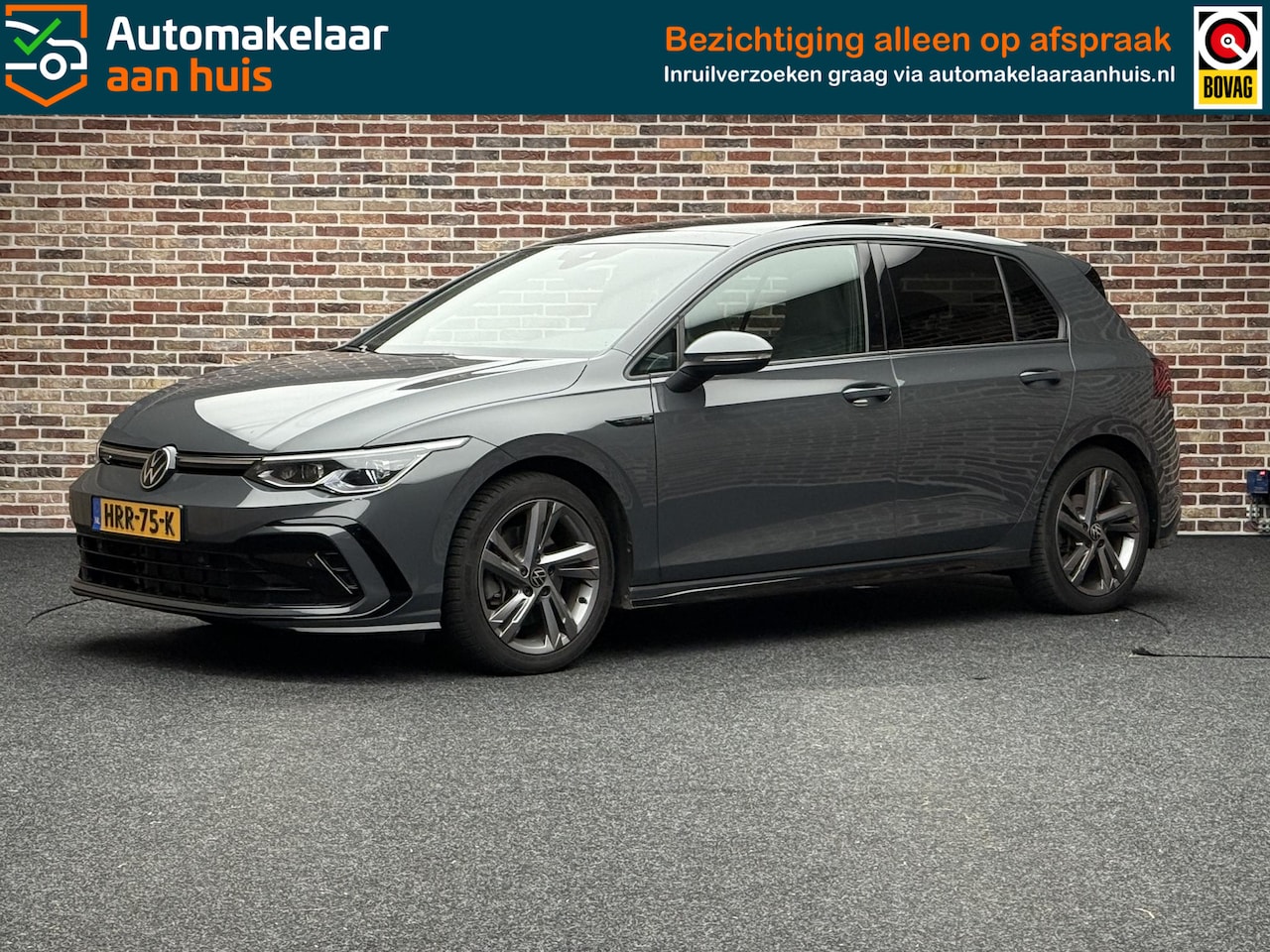 Volkswagen Golf - 1.5 TSI R-Line PANORAMA AMBIENT LIGHT STOEL/STUUR VERWARMING PARKEERHULP - AutoWereld.nl