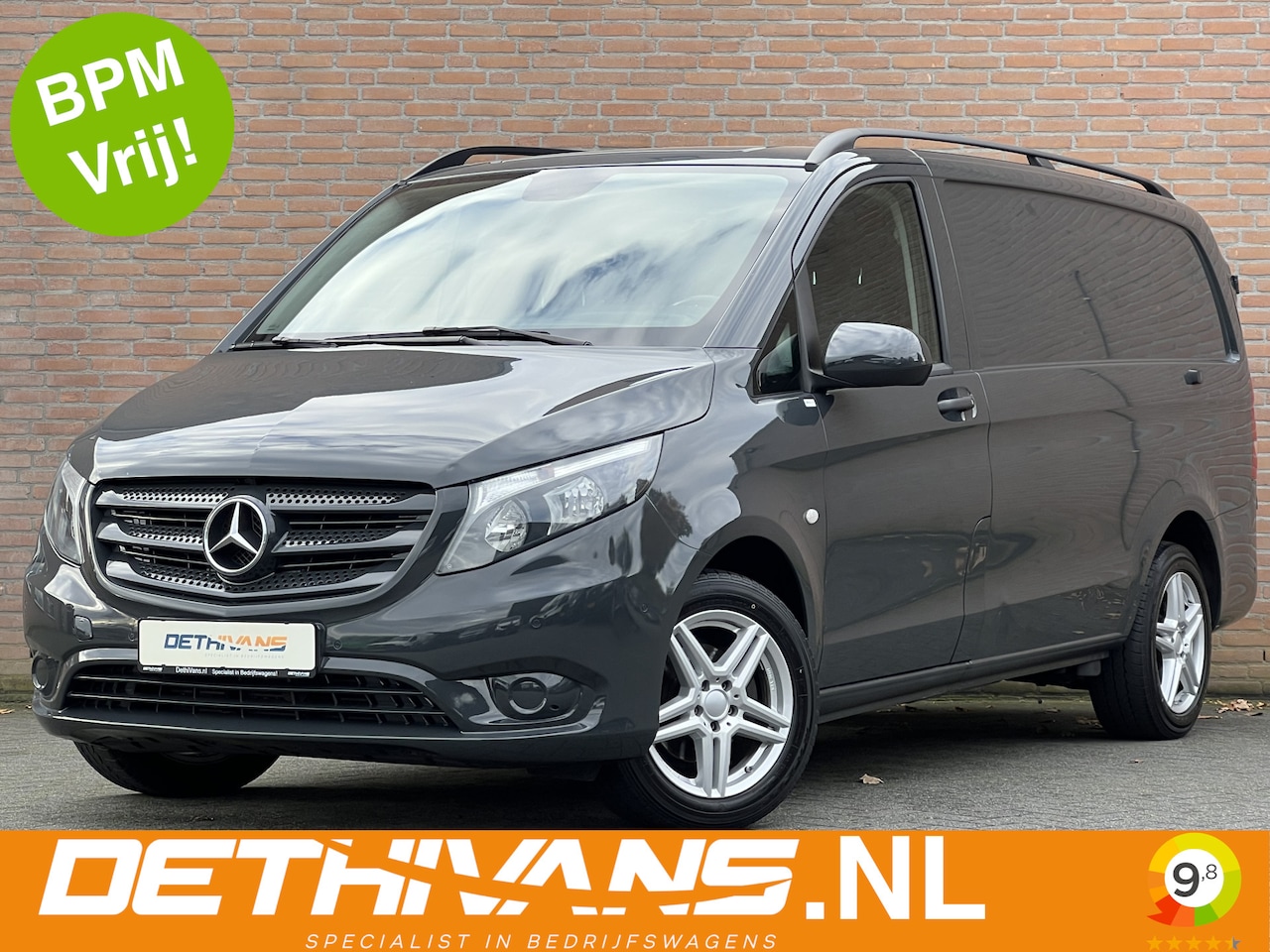 Mercedes-Benz Vito - 116CDI 164PK Lang / Cruisecontrol / Airconditioning / Euro6 - AutoWereld.nl