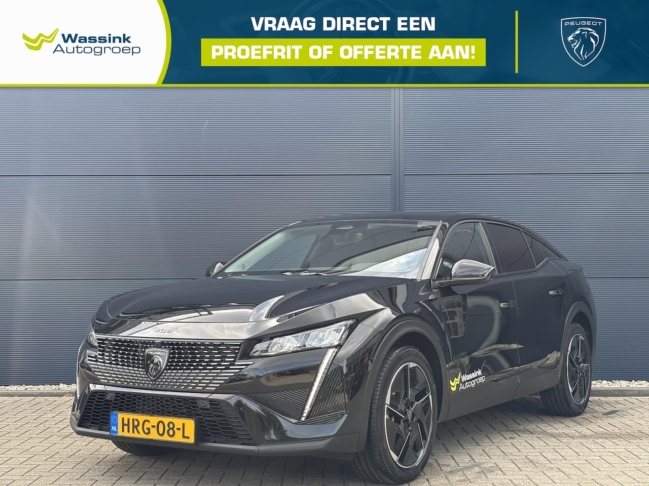 Peugeot 408 - 1.6 Plug-In Hybrid 225PK e-EAT8 Allure | 360 Camera | Navigatie | Trekhaak | Comfort Pack - AutoWereld.nl