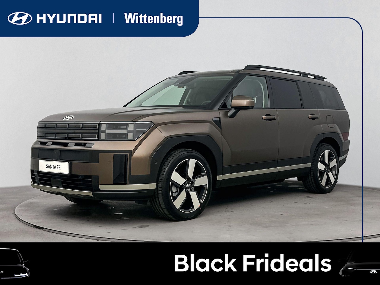 Hyundai Santa Fe - 1.6 T-GDI HEV Premium Sky 7p. | €1000 WEGRIJBONUS | PANORAMADAK | UNIEKE KLEURENCOMBINATIE - AutoWereld.nl