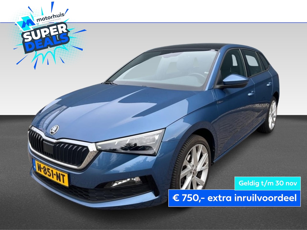 Skoda Scala - 1.0 TSI 110PK AUTOMAAT BUSINESS EDITION PANO VIRTUAL NAVI WINTERPACK NAP - AutoWereld.nl