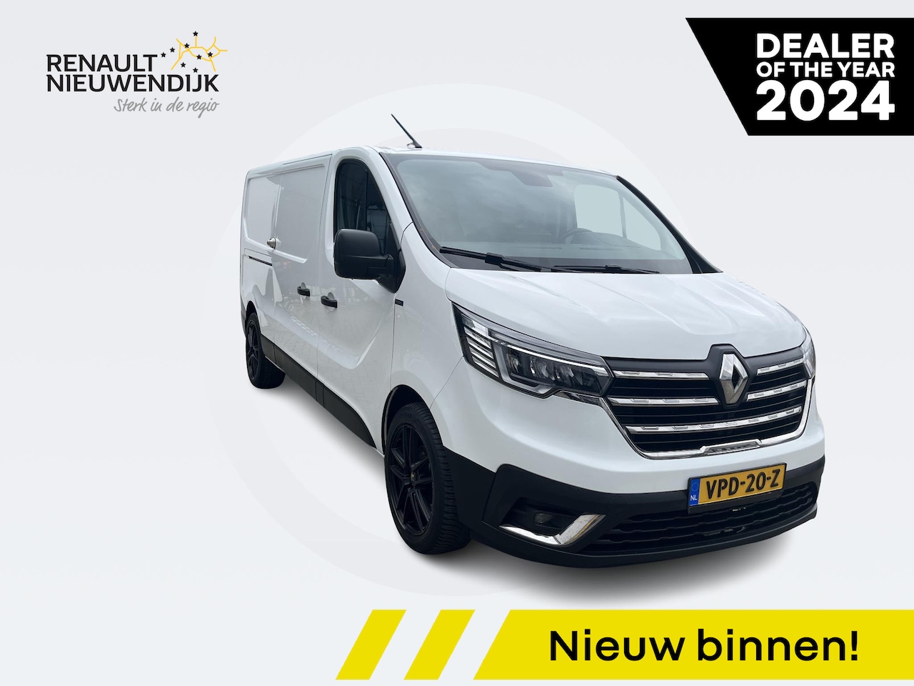 Renault Trafic - 2.0 dCi 130 T30 L2H1 Luxe / BANK / AIRCO / VELGEN ZWART / MULTMEDIA SCHERM BLUETOOTH / - AutoWereld.nl