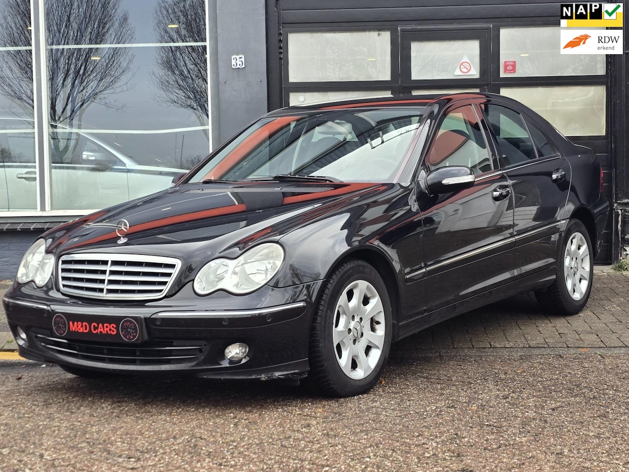 Mercedes-Benz C-klasse - 200 K. Elegance AUTOMAAT/NAP/CR CONTROL/AIRCO - AutoWereld.nl